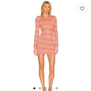 L*Space Waloma Mini Tunic Dress in Shimmy Shimmy Chevron